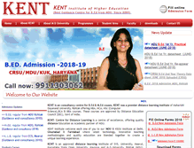 Tablet Screenshot of kenteducation.ac.in
